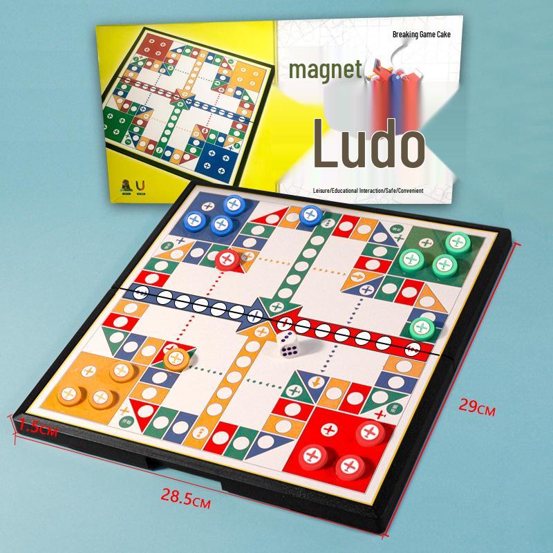 Magnetic Foldable Aeroplane Chess Game for Kids - Educational Parent-Child Toy