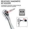 28/32 in 1 Mini Ratchet Wrench Set with Right Angle Offset 1/4" 72 Tooth Screwdriver Handle Magnetic Torx Bit for Tight Spaces
