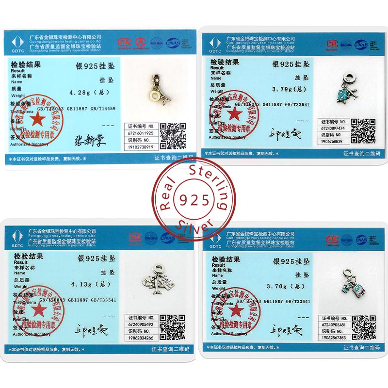 Original Charms Bead Pendant Copper Tourist Architecture Eiffel Tower Airplane Charm Fit Bracelet Women Man Diy Jewelry Gift