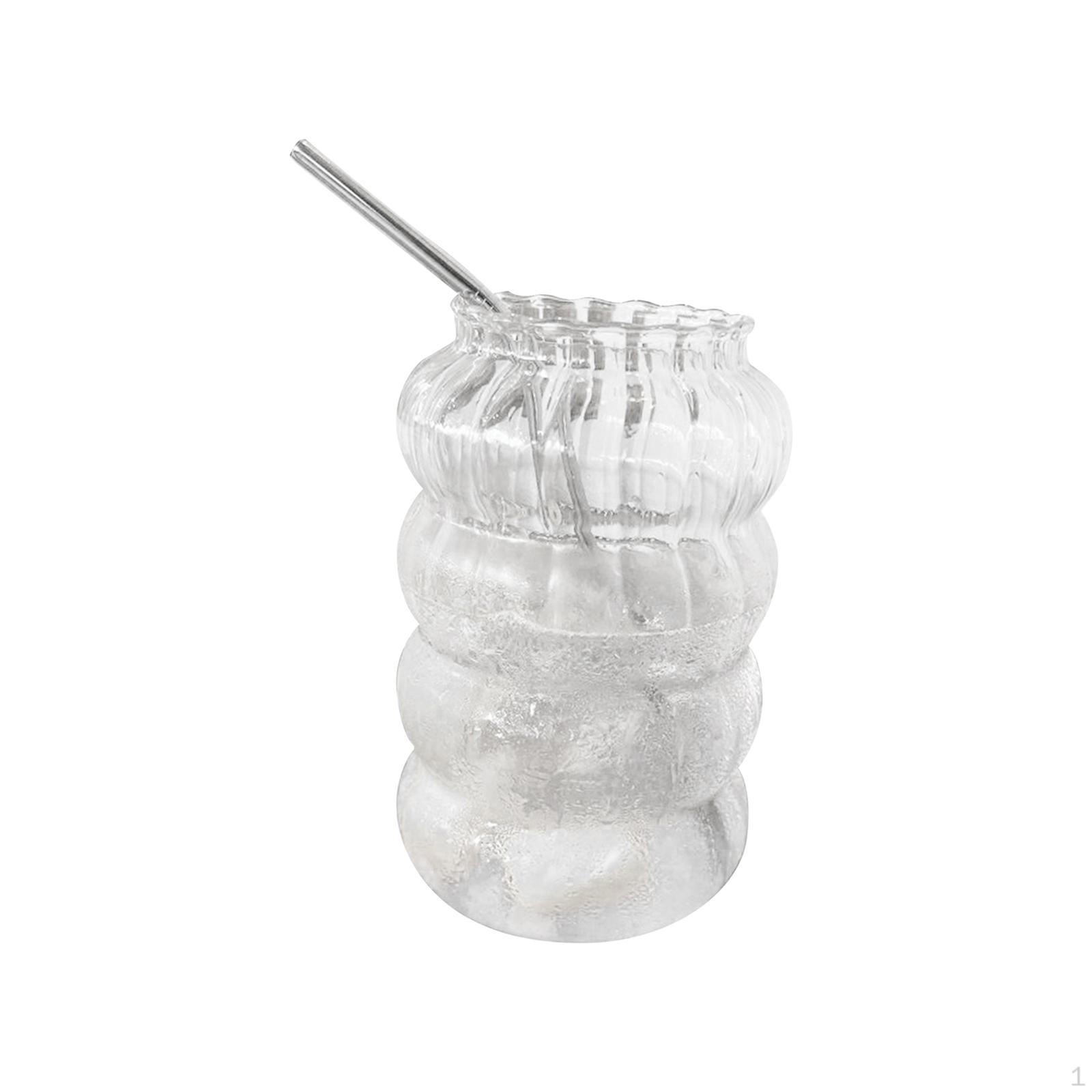 

Glass Cup for with Cute Coffee Mug Reusable Glassware Durable Water Bottle Office 865mL