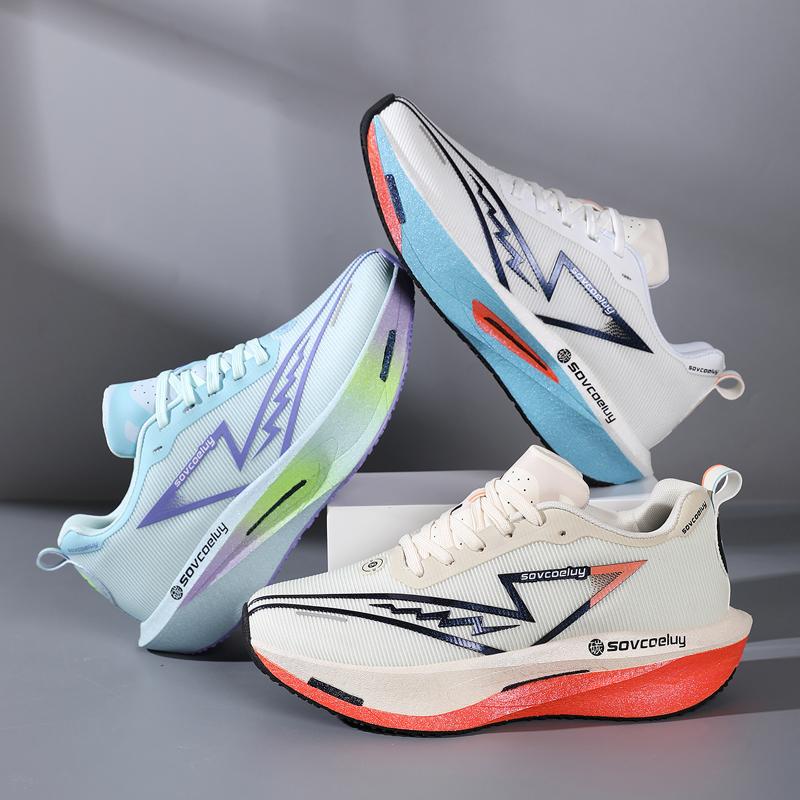 Neue Vierjahreszeiten Vielseitige Anti-Rutsch Stoßdämpfende Technologie Carbonplatte Athletische Tägliche Abnutzung Schuhe Laufschuhe Fitnessschuhe Unisex