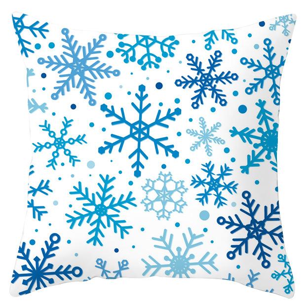 Christmas Snow Scene Series Pillowcases Home Sofa Pillowcase Car Cushion Covers Home Use