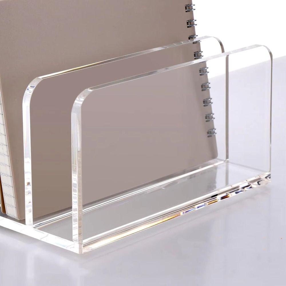 Vertical File Organizer Transparent Mail Organizer Back To School Desktop Organizer Home Decor