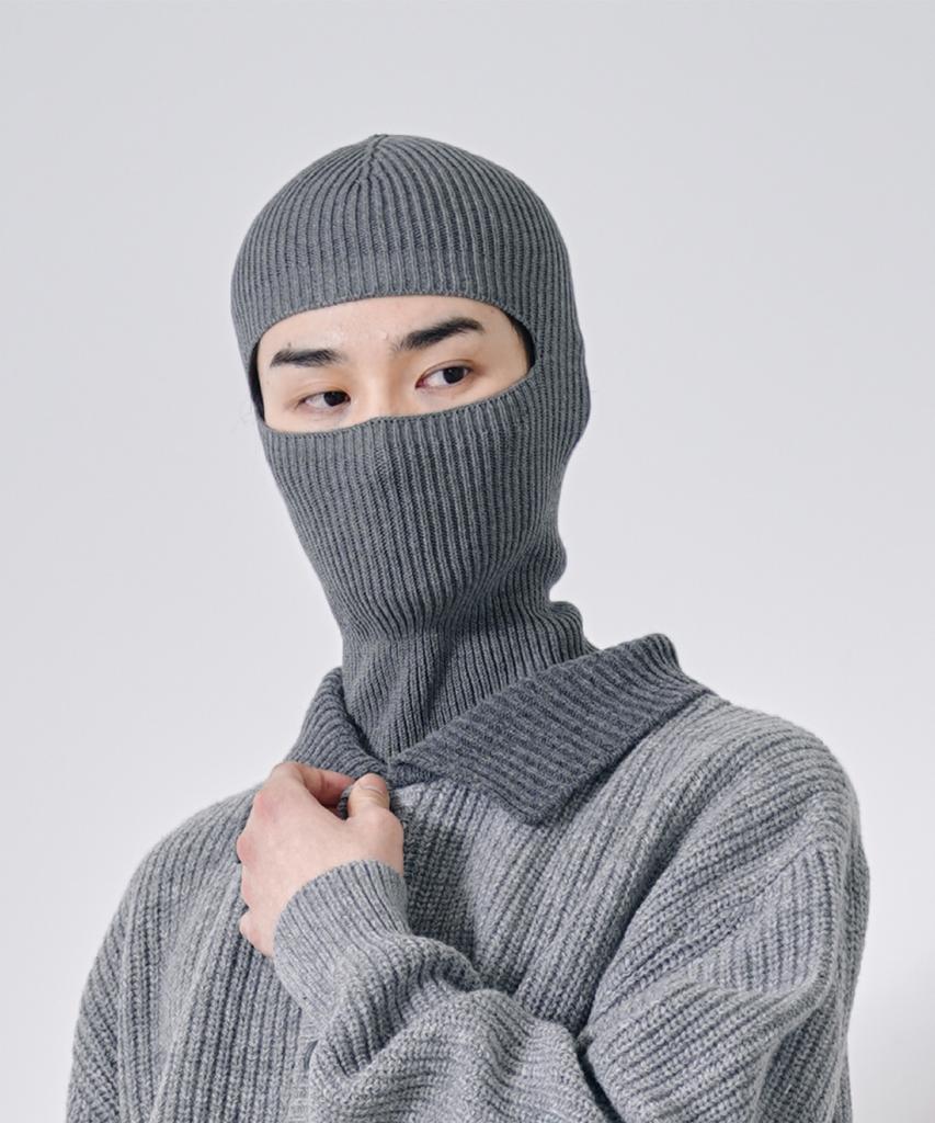 TESTAMENT Knit Balaclava (Grey)