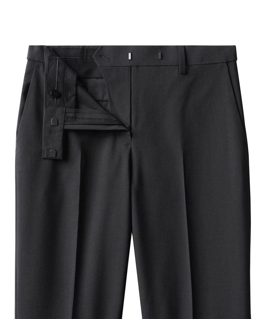 MUSINSA STANDARD WOMAN [Cooltandard] Women'S Slim Straight Hidden Banding Slacks [Gray]