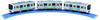 Takara Tomy Plarail Seibu Railway 30000 Series (Smile Train)