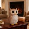 Owl Statue Home Decors Accents Small Animal Sculptures Lovely Owl Figurines for Bedroom Home Gift for Birds Lover