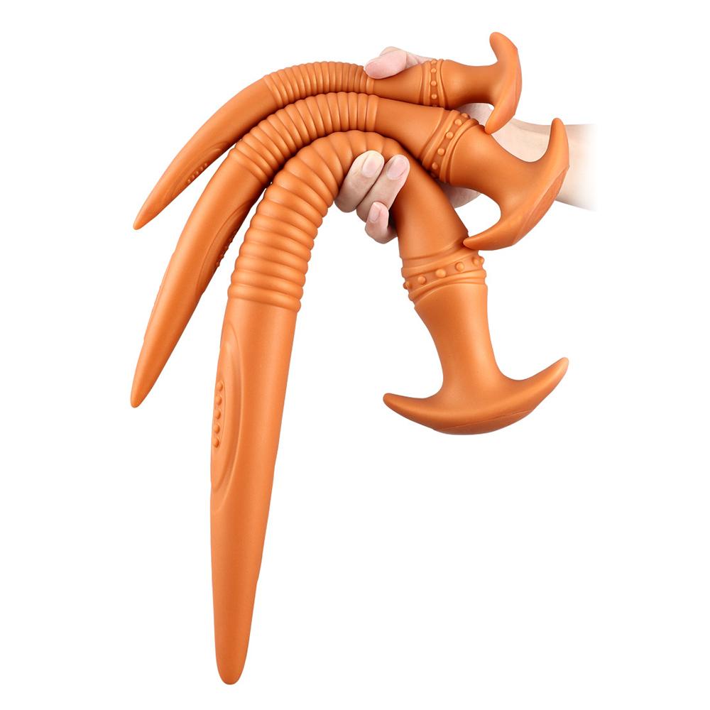 Extra lungo butt plug in silicone morbido dildo giocattoli del sesso fisting strap sul pene realistes cazzo grosso cazzo schiavo sadomaso