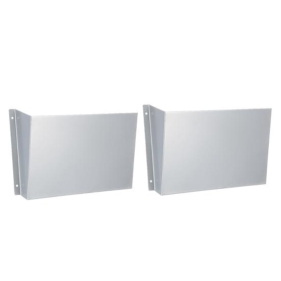 

2PCS Truck Storage Rack File Organizer Easy Installation Document Holder Durable Metal Construction Rack for Van 2pcs