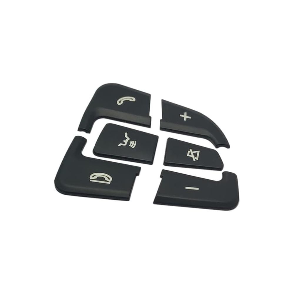 Steering Wheel Button Black Trim For Mercedes Benz Glc C Class W205 2015-2018