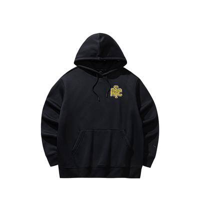 Anta Neformální Volný Střih Všestranná S Kapucí Pohodlná Módní Jednoduchá Mikina Unisex topy 152548706N-3