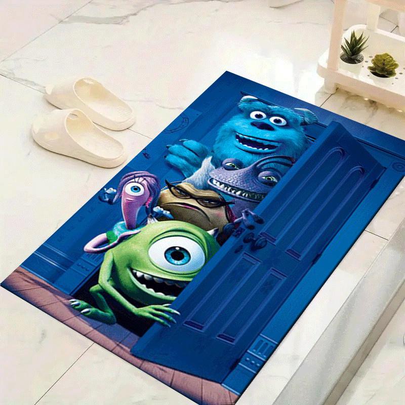 

1pc Monsters, Inc Pattern Area Rug Soft Flannel Floor Mat for Living Room,Office,Bedroom and Carpet 60cm by 90cm