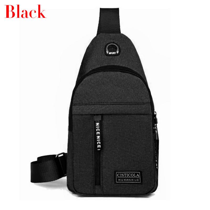 Men 'S Waist Bag Sports Leisure Small Bag Large Capacity Chest Bag