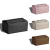 1 Household Pu Leather Tissue Box, Desktop Decoration, Suitable For Dining Room, Living Room, Kitchen, Tissue Storage Box
