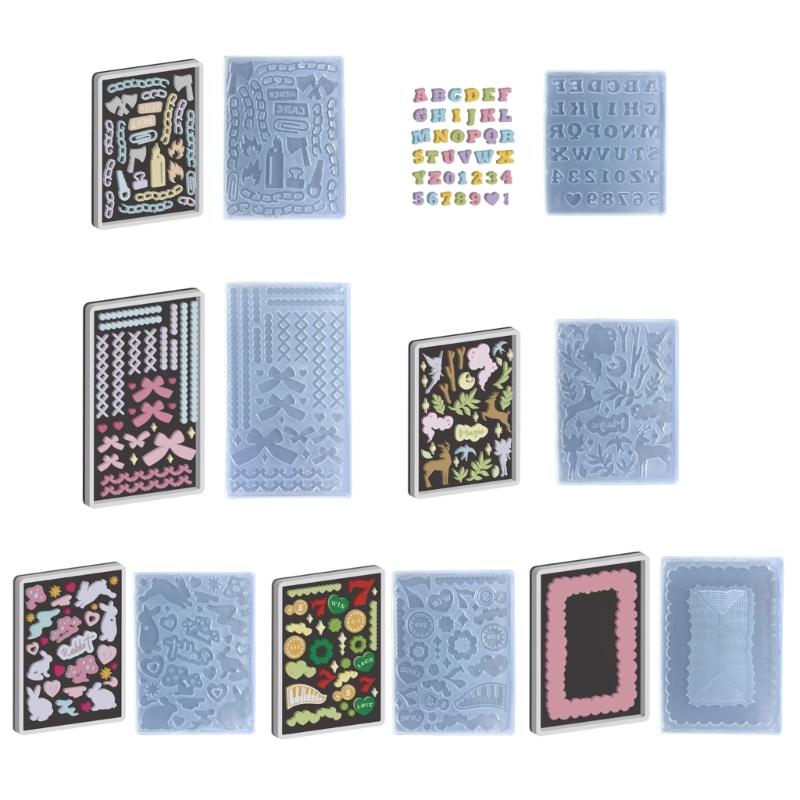 Samodzielnie wykonana kryształowa ramka na zdjęcia z żywicy, forma z piaskiem kinetycznym, silikonowa forma, dekoracje do ramek na zdjęcia, forma do odlewania do rękodzieła