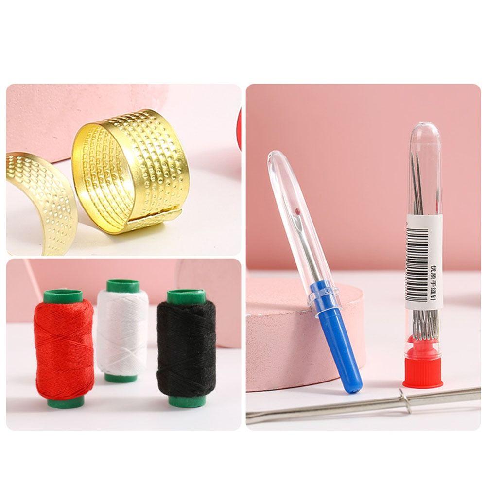 Multi-Purpose Needle Thread Hand Repair Tools Needle and Thread Kit  for Quilt Sewing