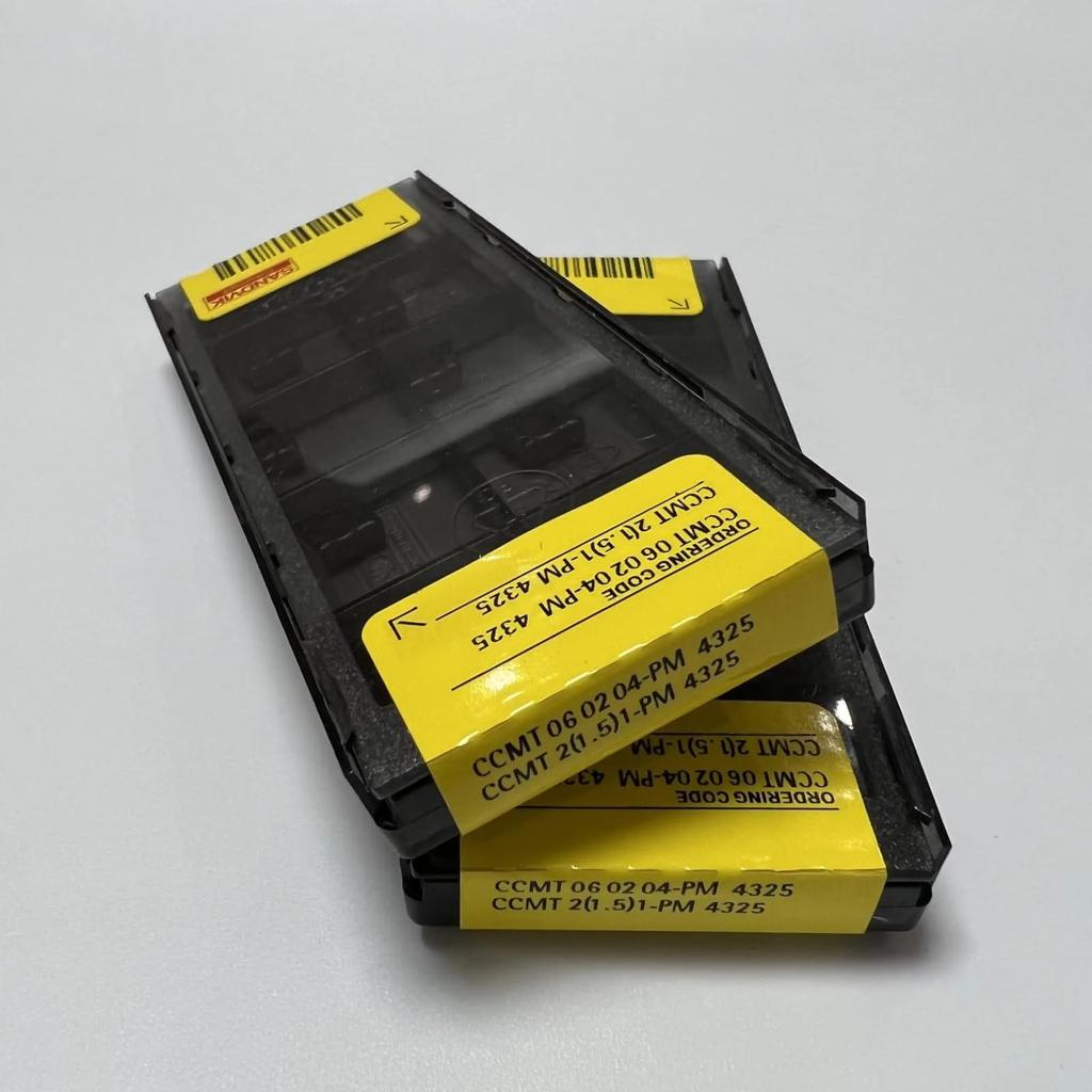 Original Sandvik / CCMT060204-PM 4325 Carbide CNC Blade 10 PCS