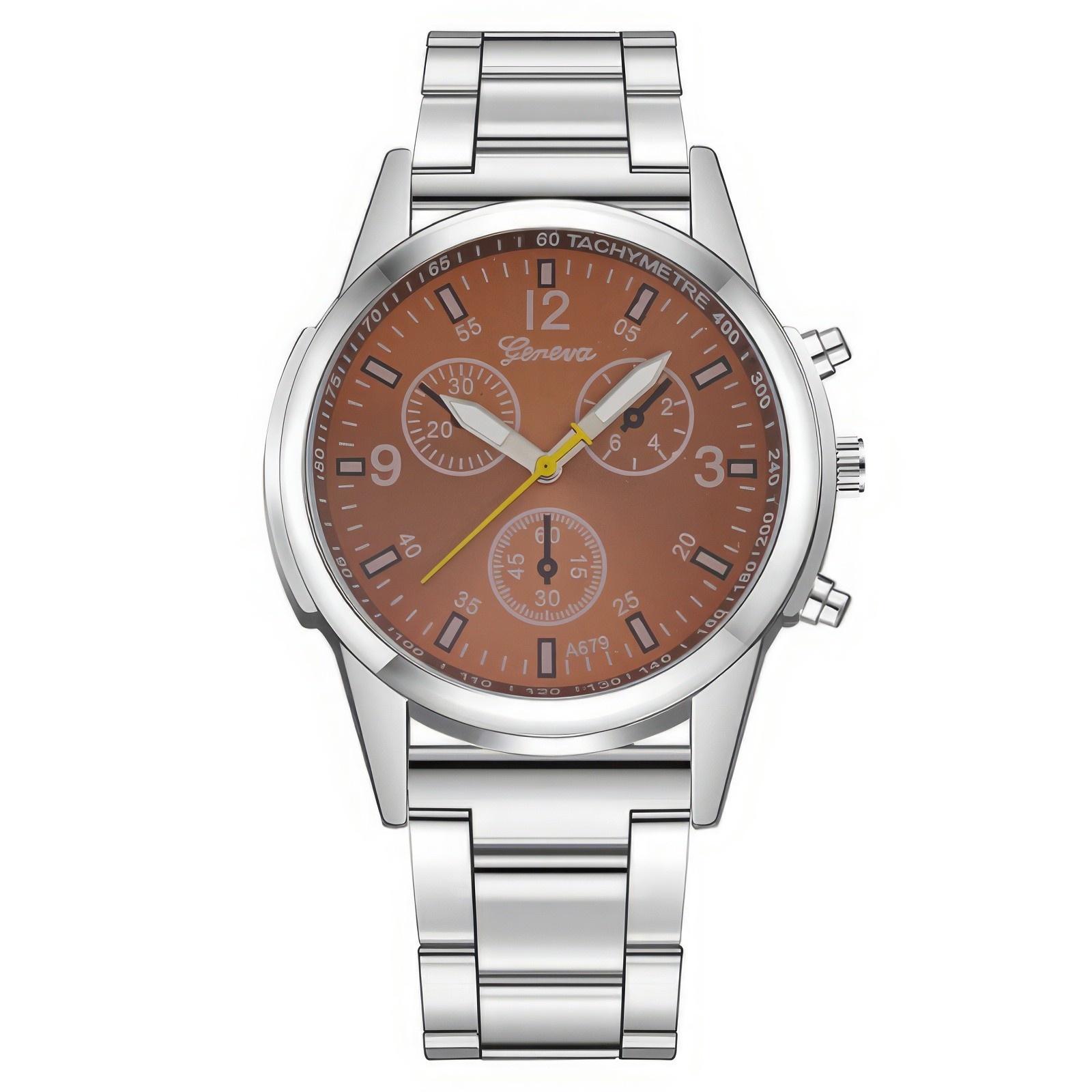 

Мужские водонепроницаемые светящиеся наручные часы-будильник для бега One Size