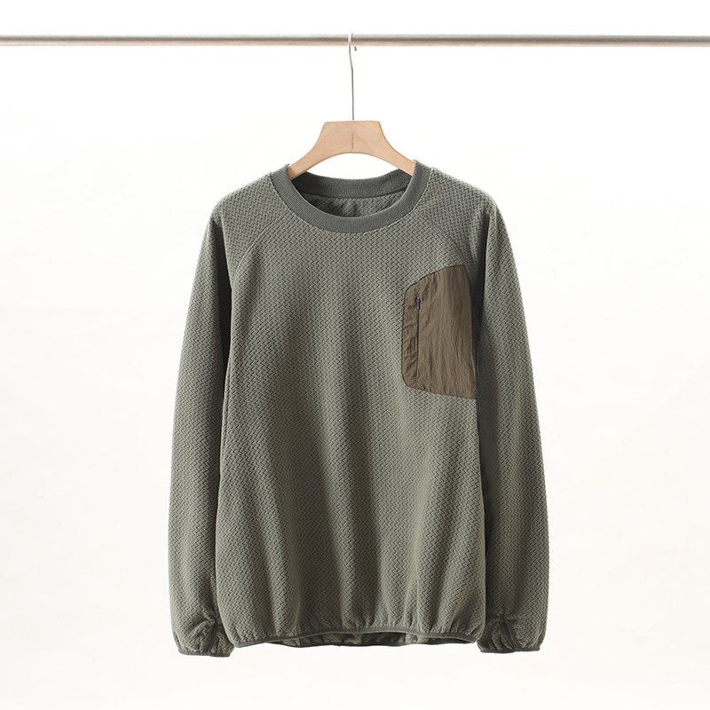 Mountain-Style Outdoor Functional Retro Sports Quick-Dry Fitness Long-Sleeve T-Shirt for Men, Winter Base Layer, Export Men's Clothing