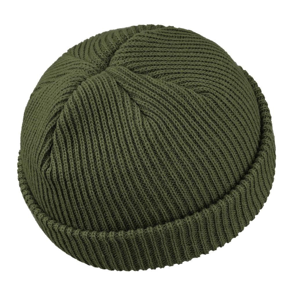 Croogo Knit Thick Short Watch Striped Knit Islamic Watch Oversized Capuccio Solid Men's Cap, Cap, Women's Low-Profile Beanie, Cap, Cap, Lid, Color,