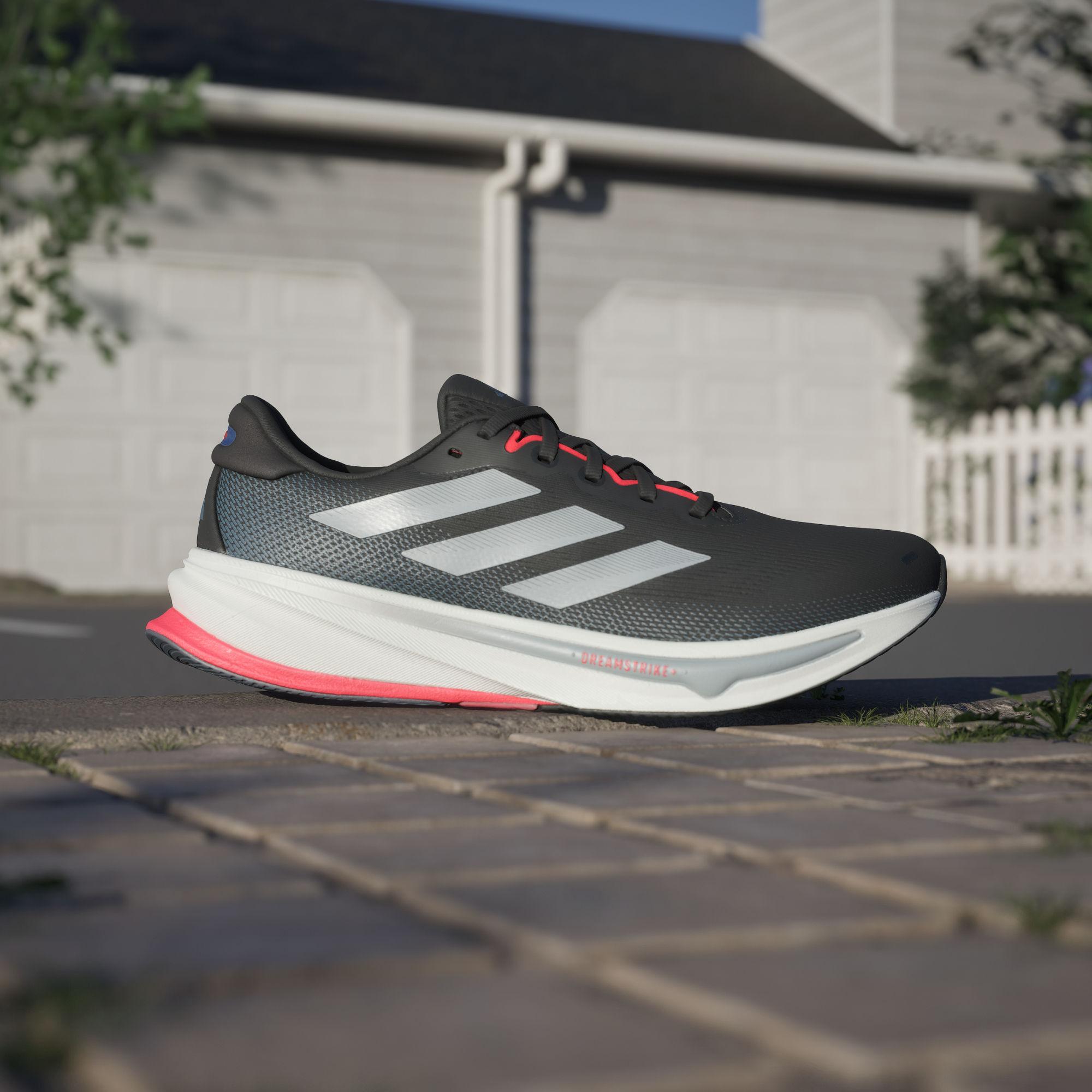 adidas Supernova Rise 2 Core Black Halo Silver Lucid Red 40