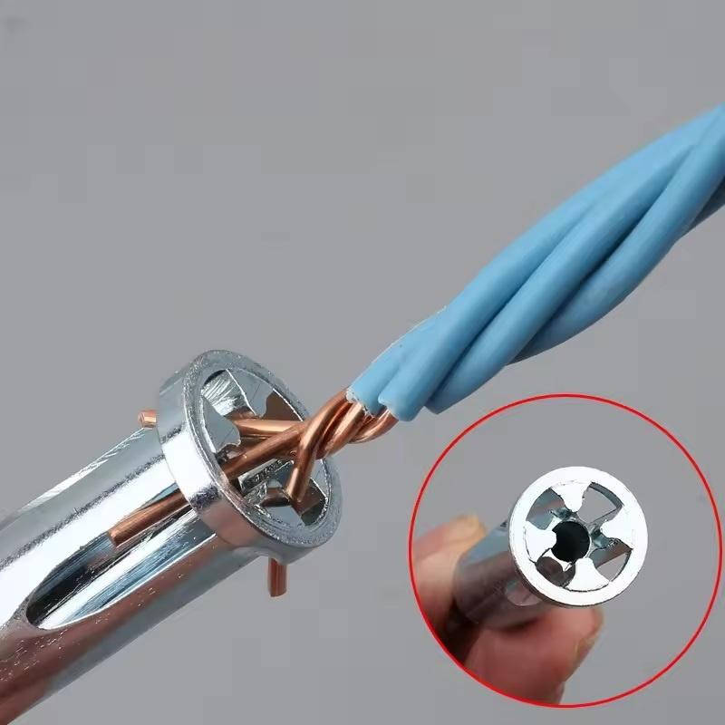 1Pc Wire Twisting Tools Quickly Twister Electrician Artifact For Power Drill Drivers Twisted Connector Cable Device Multi-Tool