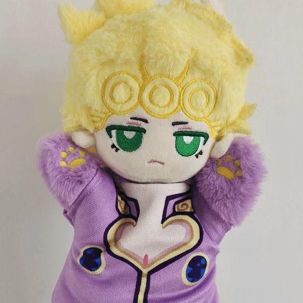 20Cm Jojo'S Bizarre Adventure Josuke Higashikata Giorno Giovanna Joseph Joestar Desirable Manga Cartoonish Plushie Palm Doll Figures