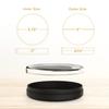 Kudos Display Case Coasters Display Box for Running Sports Police Fire Challenge Coins Military Awards Shadow Box Coasters for Coffee Table Decor - &