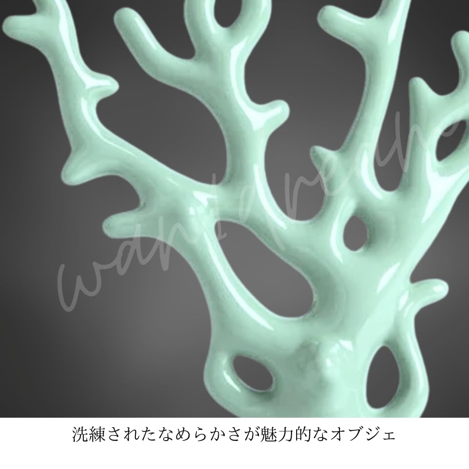 Color Tree, Scandinavian Style, 30cm Size | Minimalist Scandinavian-Style Color Tree 30cm | Tabletop Decor Object | Simple Design (Green)