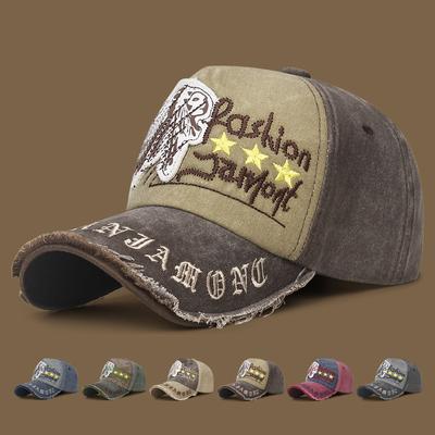 Loch Stickerei Baseball Cap Weiblich Männlich Brief Hut Snapback Hut Sonnenblende Hüte Angeln Hut Peak Cap