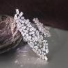 Huitan Charming Women Opening Ring Geometric Design Luxury Party Engagement Accessories Full Shining CZ Fashion Elegant JewelryGood product