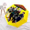 1pc My Hero Academia: Automatic Opening/Closing Umbrella with Portable Tri-Fold Design, 8-Bone Iron Frame - Outdoor for Fans, Travelers, Everyday Use,