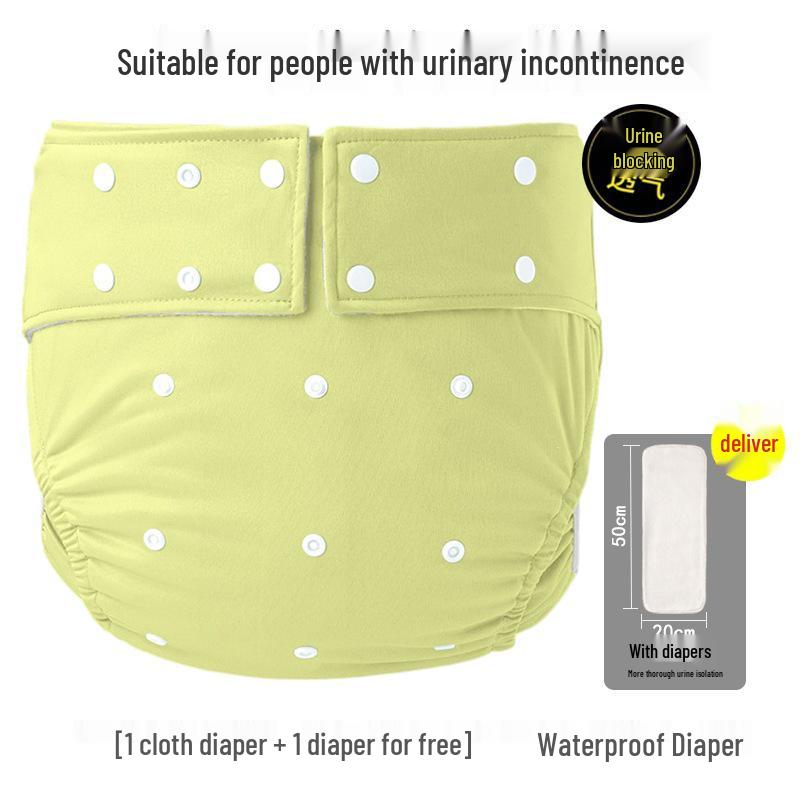 Adjustable Incontinence Protection: Breathable, Anti-Leak Pants for Adults & Bedridden Patients