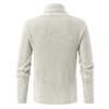 Men's Casual And Trendy Solid-color Warm Sweater, Fashionable Pullover, Men's Long-sleeved Sweater With Semi-high-neck Knitted Sweater Inside