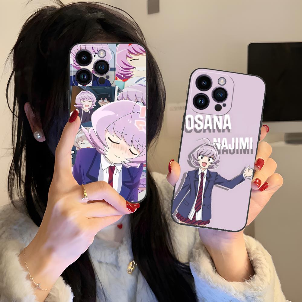 Anime Najimi Osana Mobile Phone Case for iPhone 17 16 15 14 13 12 11 X XR XS 8 7 Air Pro Max Plus Mini Colorful Cover Luxury