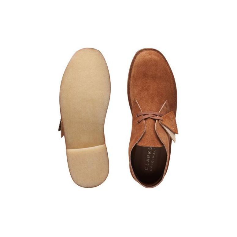 Clarks Originals Desert Boot Ginger Hairy Suede Men Sneakers 26168531