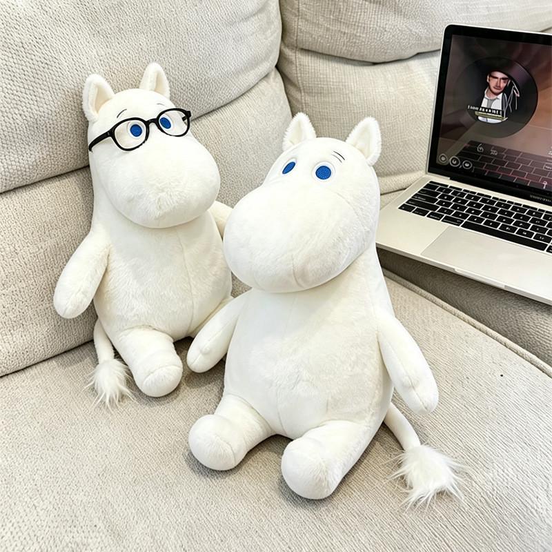 Moomin Plüschtier Kissen mit PP-Baumwollfüllung für Kinder und Erwachsene