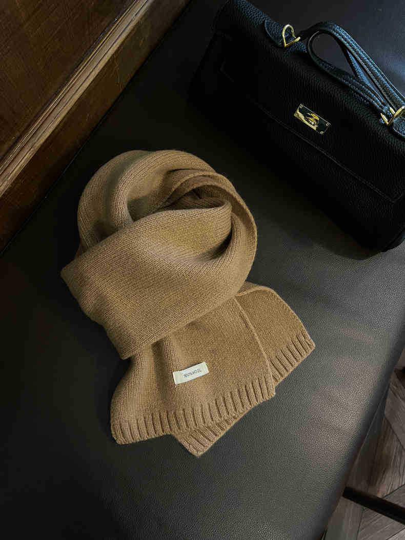 

Отборный австралийский шарф из чистой шерсти 100% кашемира для мужчин и женщин, зимний теплый вязаный шарф для пар хаки