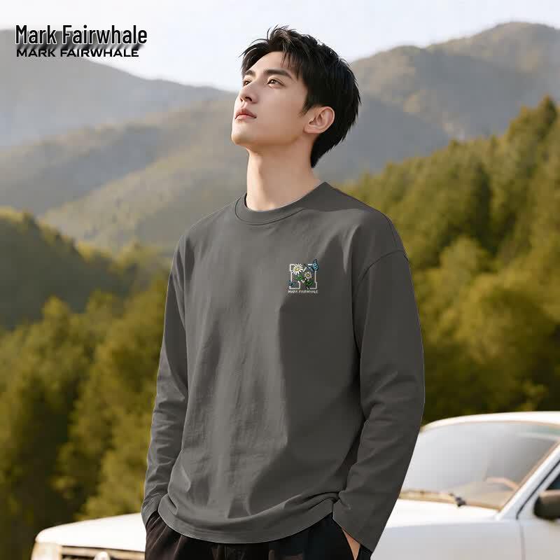Mark Fairwhale Men's Pure Cotton Long Sleeve T-Shirt