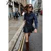 Zaprha 2025 Autumn New Fashion Beautiful Loose Casual Demin Shirt Women Temperament Simple 1416225
