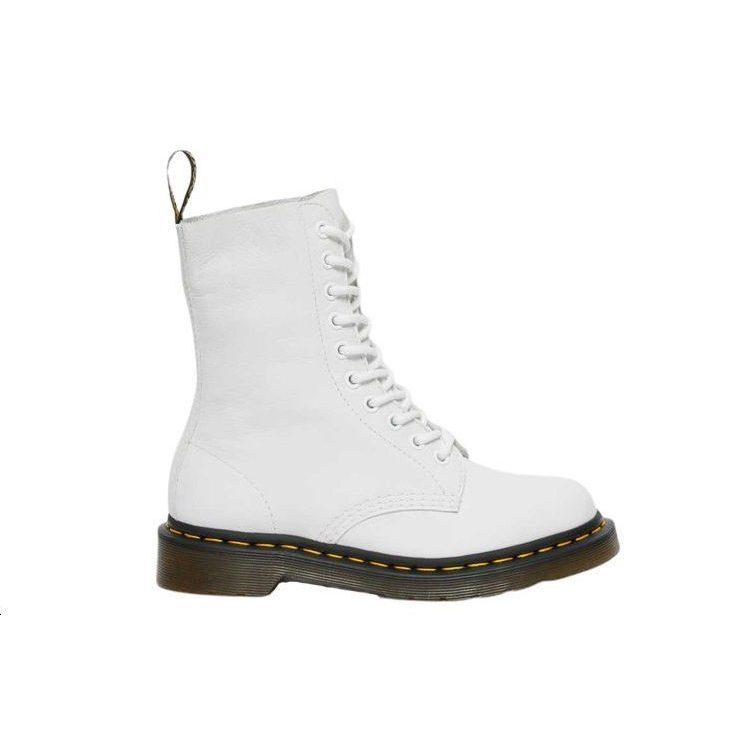 Dr. Martens 1490 Virginia Leather High Boots 'White' Women's 27261113