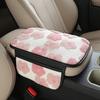 Plush Car Center Armrest Box Cushion, with Storage Bags on Both Sides, Can Store Receipts, Credit Cards, Bills, Etc., Warm Hands in Autumn and Winter