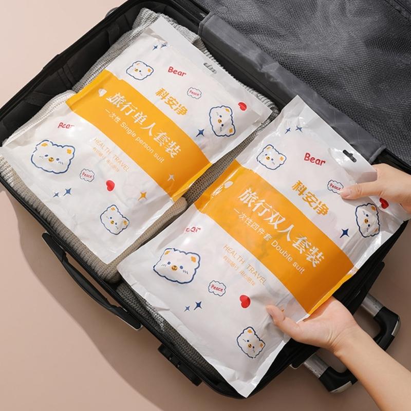 Single Use Bedding Set Portable Disposable Bed Sheet For Outdoor Travel Business Travel Sanitary Sleep Solution