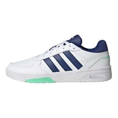 Neo Courtbeat Non-Slip Durable Low-Top Skate Shoes Men Sneakers White Blue HQ1767
