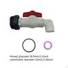 Barrel Faucet PVC Control Valve Leakproof Controller Multipurpose Replace Accessories Wear Resistant
