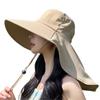Hat for UV Sun with Ponytail Large Perfect for Summer and Travel [Everyone Laughs] Wide-brimmed Women, Protection, Protection, Hole, Breathable, Size,