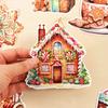 12Pcs Gingerbread Man Christmas Tree Ornaments Santa Paper Hanging Pendant Christmas Decorations for Home 2026 New Year 2026