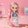 Cute Sweet Face BJD Doll 13 Joints Movable Doll Cute 1/12 Princess Doll  Girl Gift