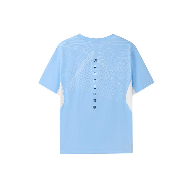 Skechers Comfortable Sports Pullover Round Neck Solid Color T-Shirt Kids Tops P226B012-02GK