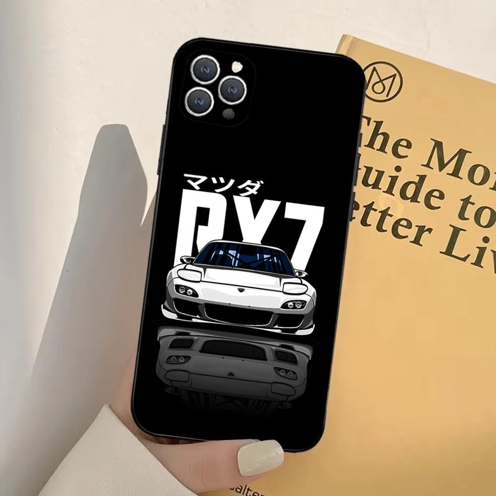 

1 шт. Чехол для телефона RX7 JDM Legends Cars силиконовый мягкий для IPhone 16 15 14 13 12 11 Plus Pro Max Plus For IP 16PROMAX